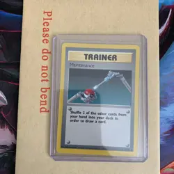 Maintenance 83/102 Uncommon Base Set 4th Print 1999-2000 UK Pokemon Card - NM/LP - Image 1