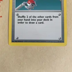 Maintenance 83/102 Uncommon Base Set 4th Print 1999-2000 UK Pokemon Card - NM/LP - Image 4