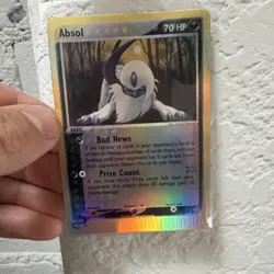 Pokemon Absol Basic Holo 70 HP English Card Nintendo Card Stock - Image 1