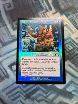 MTG Foil Frantic Search EX/LP+ Urza's Legacy - Image 1