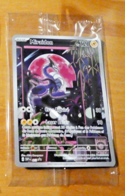 POKEMON FRANCAISE CARD HOLO CARTE Miraidon SVP 013 EV Promo FR SEALED MINT - Image 1