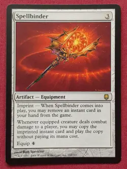 Magic The Gathering DARKSTEEL SPELLBINDER artifact card MTG - Image 1