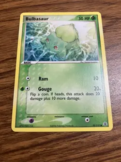 BULBASAUR - 55/112 - FireRed LeafGreen - Common - Pokemon Card - Image 2