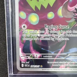Pokemon Cynthia's Spiritomb 244/217 ASC English 2026 Raging Curse Card - Image 2