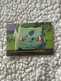 Pokemon Card - Bulbasaur and the Hidden Village EP10 - TV Animation - Topps LP - Image 1