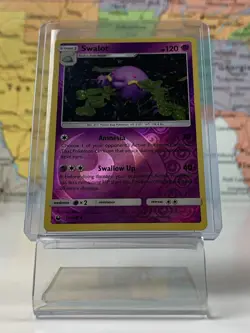 SHIPS SAME DAY Pokemon Card Swalot 58/168 Reverse Holo Stage 1 Psychic Type 2018 - Image 1