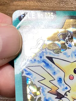 Pokemon Carddass Card Pikachu File No.25 Bandai Pocket Monsters 1997 Japan - Image 4