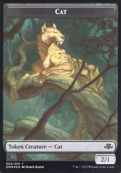GOBLIN CAT TOKEN FOIL DOMINARIA REMASTERED MTG MAGIC NM - Image 2