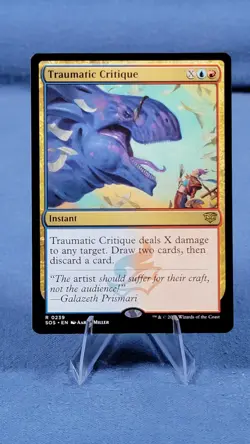 Traumatic Critique SOS NM MTG - Image 1
