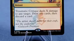 Traumatic Critique SOS NM MTG - Image 3