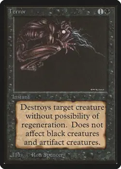 Terror Limited Edition Beta HP MTG - Image 1
