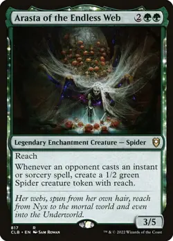 1x Arasta of the Endless Web NM Eng MTG - Commander Legends Baldur's Gate - Image 1