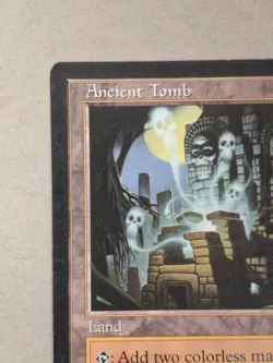 MTG Magic the Gathering Ancient Tomb Land 1992 Wizards of the Coast BB LP/NM - Image 2