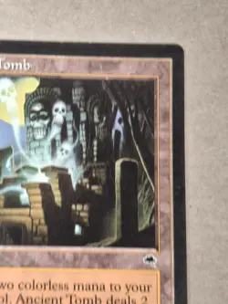 MTG Magic the Gathering Ancient Tomb Land 1992 Wizards of the Coast BB LP/NM - Image 3