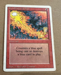 Red Elemental Blast -Revised - MTG - Magic the Gathering - MP - Image 1