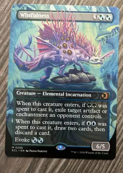 MTG Wistfulness (Borderless) Magic: The Gathering Lorwyn Eclipsed Mythic #0296 - Image 1
