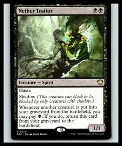 Nether Traitor | 220 NM/M | Commander: Secrets of Strixhaven | Magic MTG - Image 1