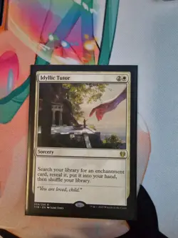 Wizards of the Coast MTG Idyllic Tutor THB Rare 024 White Sorcery Regular - Image 1