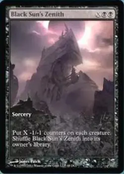 1x Black Sun's Zenith - Foil - Game Day Promo Moderate Play, English Game Day & - Image 1