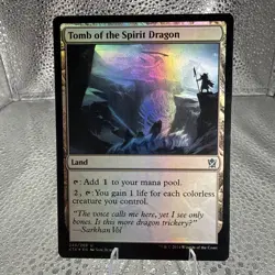 ✨✨MTG TOMB OF THE SPIRIT DRAGON ⚙COLORLESS LAND ✨LIFEGAIN ENGINE ELDRAZI DECK✨✨ - Image 1