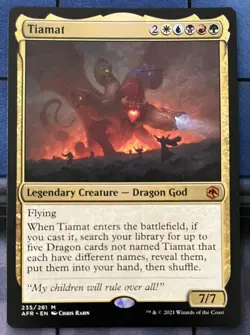 TIAMAT 235 Adventures In Forgotten Realms MTG Magic The Gathering NM - Image 1