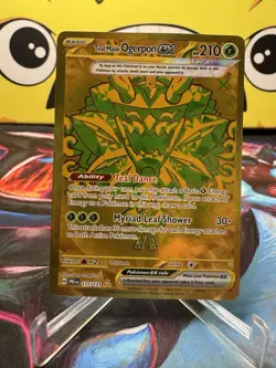 Pokemon TCG Teal Mask Ogerpon ex 177/131 Hyper Rare Prismatic Evolutions - Image 1