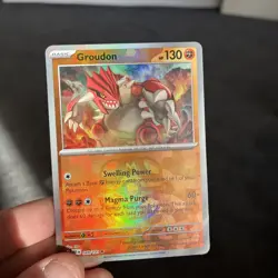 Groudon 049/131 Master Ball Rare Prismatic Evolutions Pokemon Near Mint - Image 2