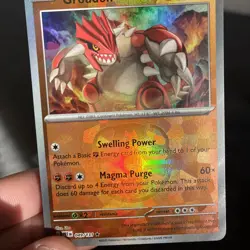 Groudon 049/131 Master Ball Rare Prismatic Evolutions Pokemon Near Mint - Image 3