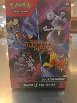 Pokemon TCG Scarlet & Violet: Destined Rivals Booster Bundle – 6 Booster Packs - Image 1