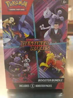 Pokemon TCG Scarlet & Violet: Destined Rivals Booster Bundle – 6 Booster Packs - Image 2