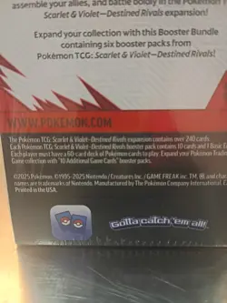 Pokemon TCG Scarlet & Violet: Destined Rivals Booster Bundle – 6 Booster Packs - Image 5