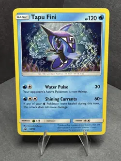Pokemon TCG Tapu Fini SM92 Cosmos Holo Sun & Moon Promo - Image 1