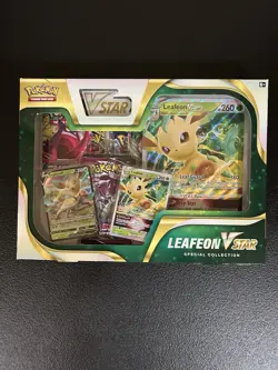 Pokemon TCG: Pokemon Center Glaceon And Leafeon V Star Special Collection Boxes - Image 4