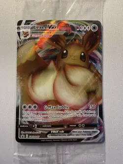 The Pokemon Company Eevee VMAX SWSH087 Promo Holo 300 HP SWSH no longer sealed - Image 1