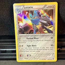Pokemon TCG Lucario 63/124 Holo Fates Collide 🔥 - Image 1