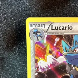 Pokemon TCG Lucario 63/124 Holo Fates Collide 🔥 - Image 3