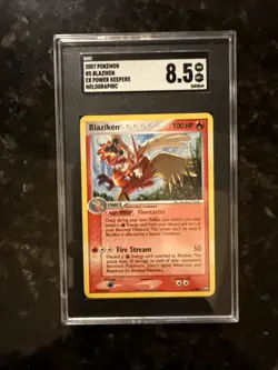 Pokemon Blaziken Holo SGC 8.5 EX Power Keepers - Image 1