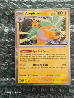Pokemon TCG Ampharos 075 Chaos Rising Prerelease Black Star Promo SEALED - Image 1