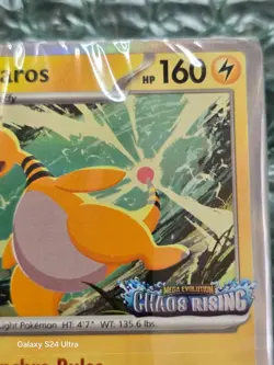 Pokemon TCG Ampharos 075 Chaos Rising Prerelease Black Star Promo SEALED - Image 2