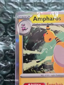 Pokemon TCG Ampharos 075 Chaos Rising Prerelease Black Star Promo SEALED - Image 5