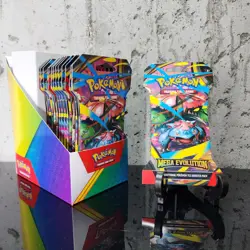 Pokemon TCG 15x Sleeved Mega Evolution Booster Packs. - Image 1