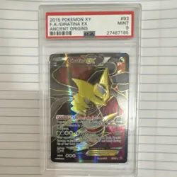 Pokemon TCG Giratina EX Full Art Holo Ultra Rare 93/98 PSA 9 2015 - Image 1