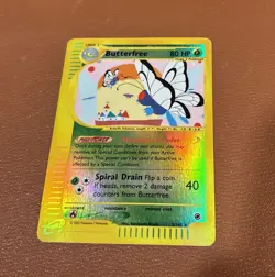 Butterfree - 5/165 - Reverse Holo Rare - Pokemon TCG Expedition LP - Image 1