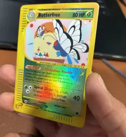 Butterfree - 5/165 - Reverse Holo Rare - Pokemon TCG Expedition LP - Image 5