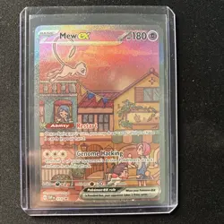 Pokemon Mew ex 053 SVP Black Star Promo Full Art Holo 180 HP Natsumi Yoshida - Image 1