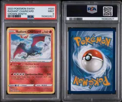 Radiant Charizard #020 PSA 9 MINT Crown Zenith 2023 Pokemon - Image 3