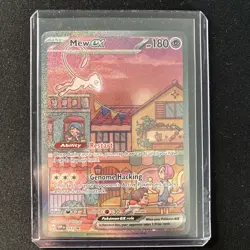 Pokemon Mew ex 053 SVP Black Star Promo Full Art Holo 180 HP Natsumi Yoshida - Image 1