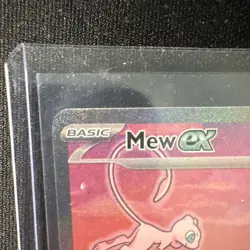 Pokemon Mew ex 053 SVP Black Star Promo Full Art Holo 180 HP Natsumi Yoshida - Image 5