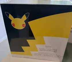 Pokemon TCG Celebrations Pokemon Center Elite Trainer Box 2021. Tear in Seal. - Image 1