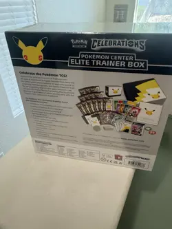 Pokemon TCG Celebrations Pokemon Center Elite Trainer Box 2021. Tear in Seal. - Image 3